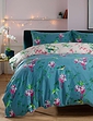 Bird Garden Quilt Cover Set - Teal