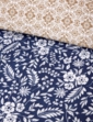Eleanor Quilt Cover Set - Navy