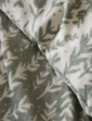 Winter Foliage Fleece Quilt Cover Set - Green
