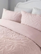 Luana Quilt Cover Set - Blush Pink