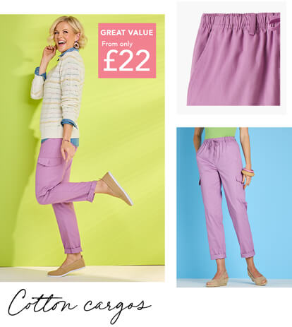 Cotton Cargo Trousers - LT312