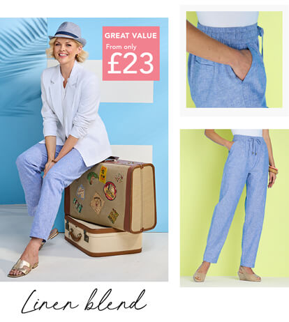 Linen Mix Trouser - LT299