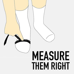 How to measure feet for wide fitting shoes 