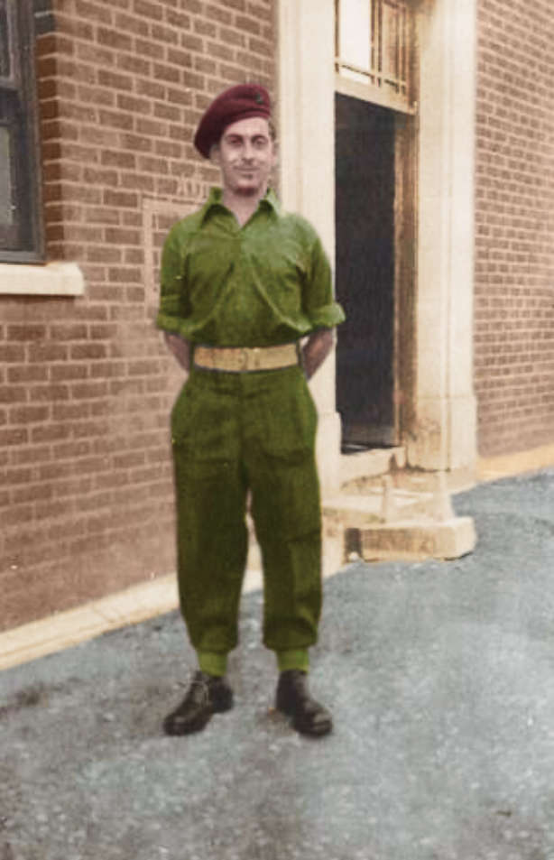 Colourised photo of Eric Rubin