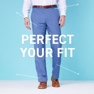 How should suit trousers fit?