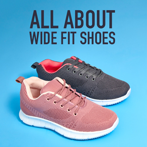 What are wide fit shoes?
