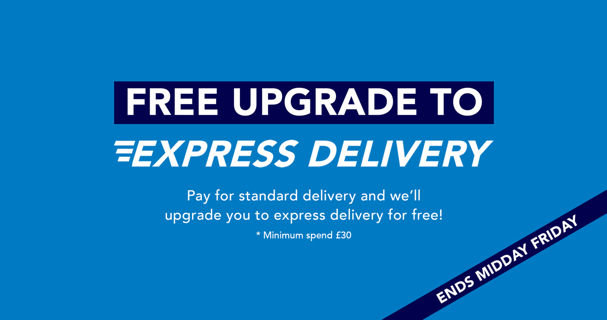 Free Upgrade to Express Delivery!