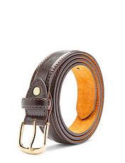 1 Inch Bonded Leather Belt Brown