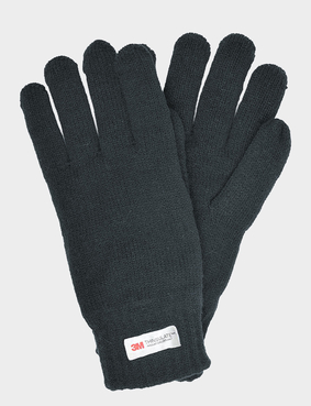 Thinsulate Fleece Lined Gloves Black