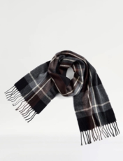Checked Scarf Teal