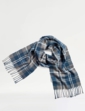 Checked Scarf Teal