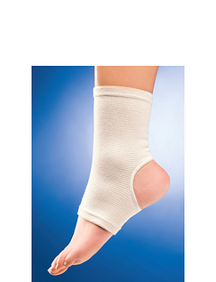Rheumatend Copper Ankle Support White