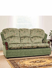 Chorlton Three Seater Settee Green