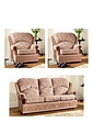 Chorlton Suite Three Seater Settee and Two Chairs Green