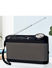 Roberts Three Band Portable Radio Black
