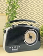 Full Size Retro Radio Black