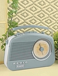 Full Size Retro Radio Black