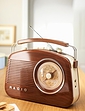 Full Size Retro Radio Black