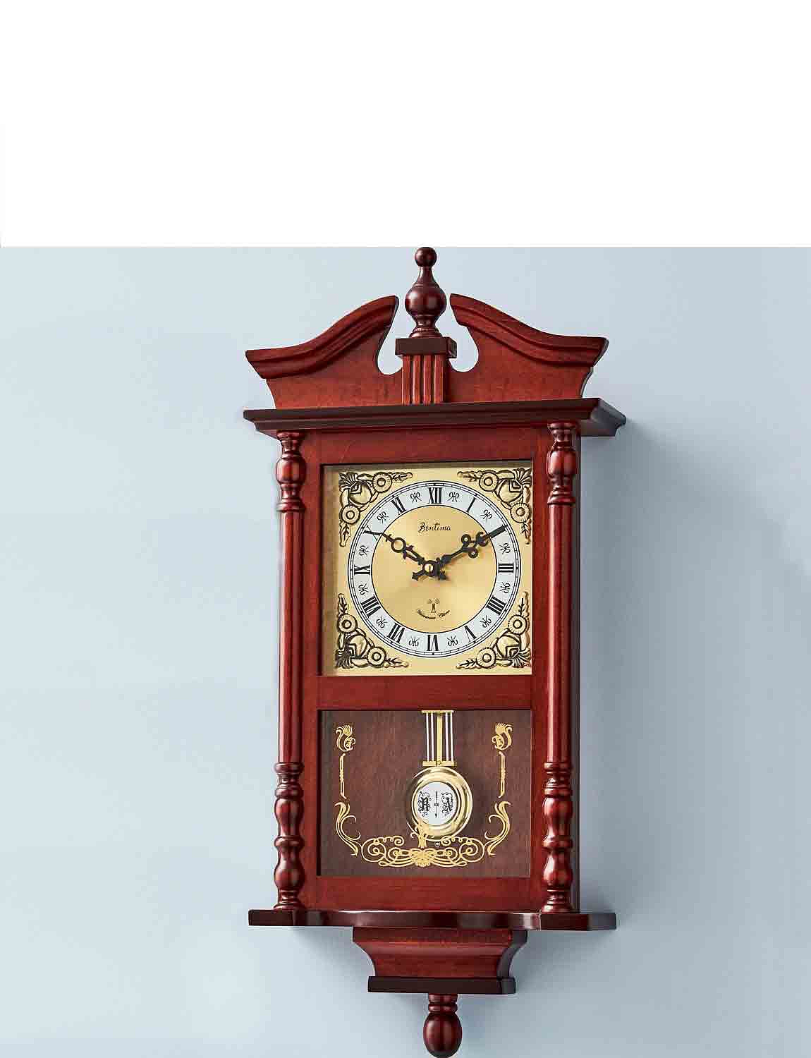 Buy Brown Wooden Oval Shape Pendulum Clock at 21% OFF by Kaiser | Pepperfry