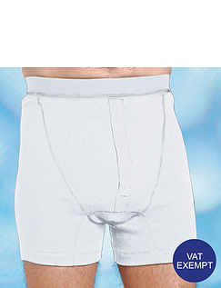 Absorbent boxer Shorts - White