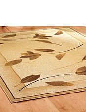 Leaves Rug Cream