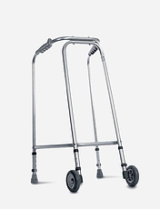 Ultra Slim Wheeled Walker Silver