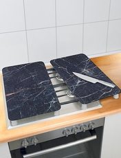 Universal Hob Covers Black Marble