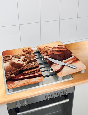 Universal Hob Covers Black Marble