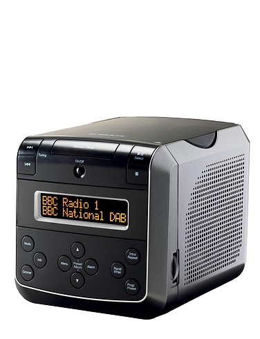 CD Cube - Dual Alarm, Radio And CD Player