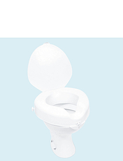 Raised Toilet Seat With Lid Multi