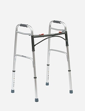 Folding Standard Walking Frame Silver