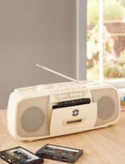 Stereo Radio Cassette Player Black