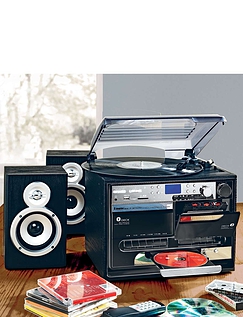 Five in One Music Centre with Digital Record Facility Black