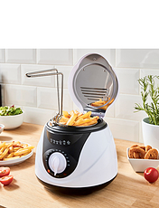 Mini Deep Fat Fryer White