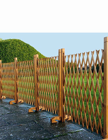 Expanding Wooden Fence