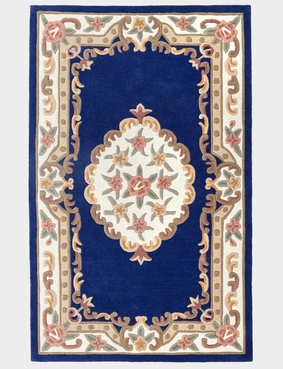 Aubusson Wool Rugs Beige