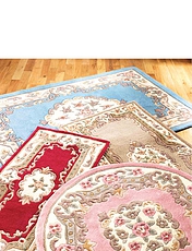 Aubusson Wool Rugs Beige