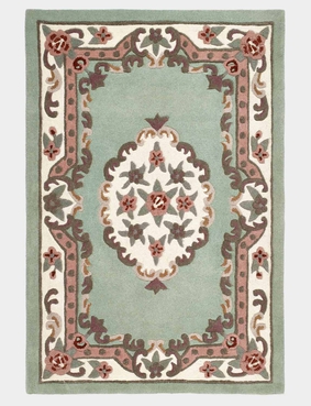 Aubusson Wool Rugs Beige