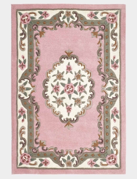 Aubusson Wool Rugs Beige