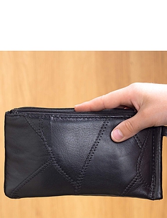 Multi Pocket Organiser Bag/Purse Black