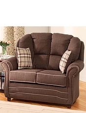 Chadderton Two Seater Settee  Chocolate