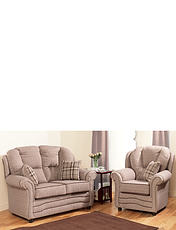 Chadderton Two Seater Settee Plus One Chair Chocolate