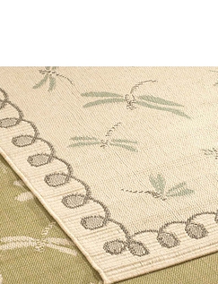 Dragonfly Indoor And Outdoor Flatweave Rug - Natural
