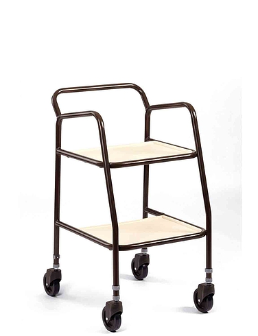 Deluxe Height Adjustable Trolley with Push Bar