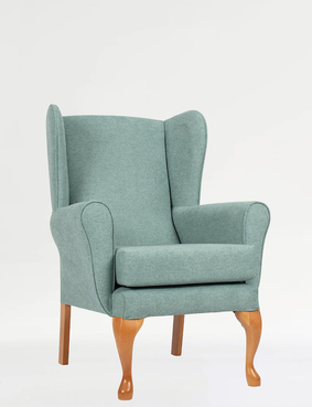 Queen Anne Fireside Chair Biscuit