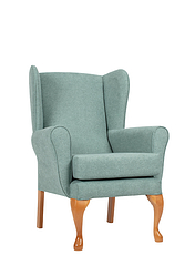 Queen Anne Fireside Chair Biscuit