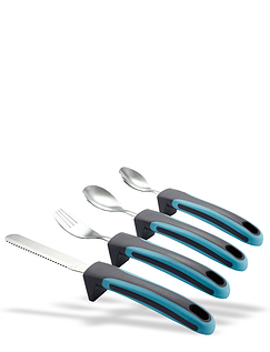 Comfort Grip Cutlery Set Silver