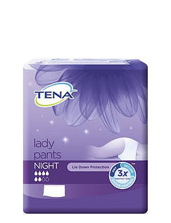 Tena Lady Pants Night - White