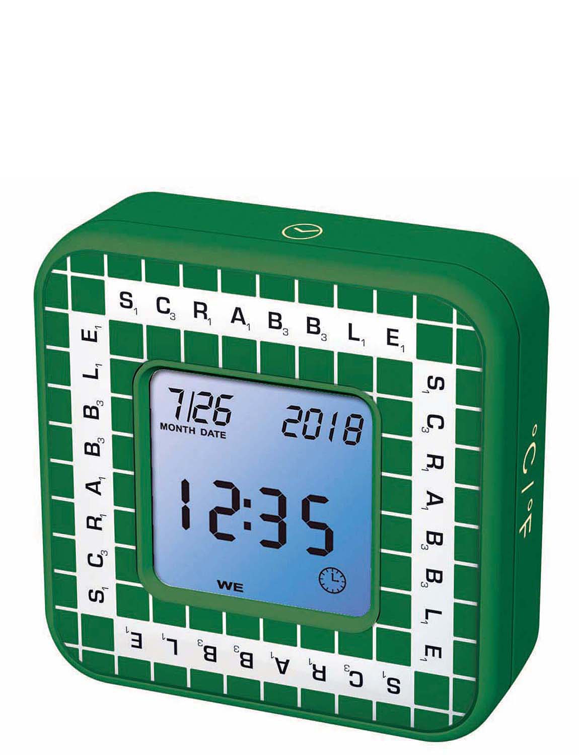 Scrabble Multifunction Clock And Timer Chums