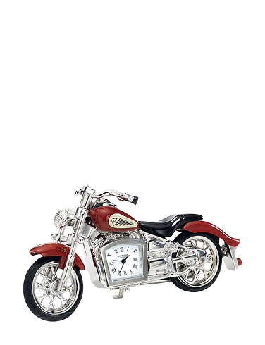Miniature Indian Motorbike Clock